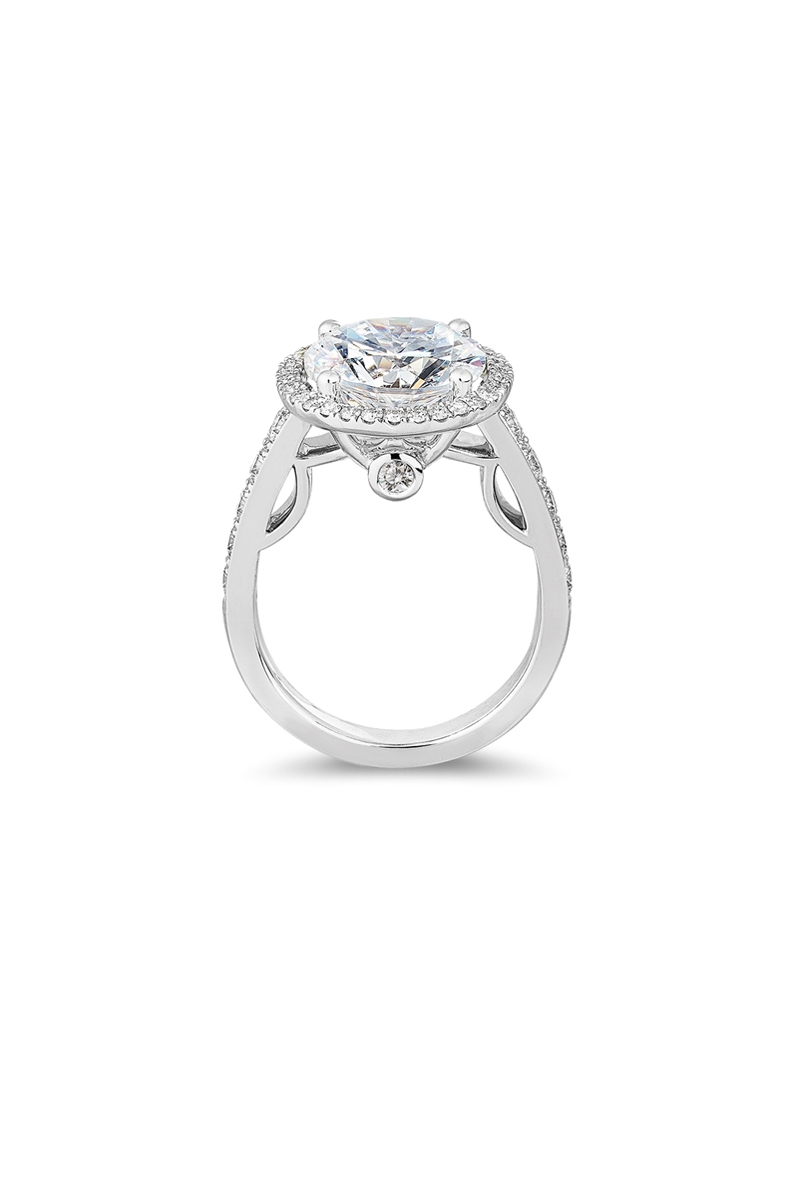 18K White Gold Diamond Ring