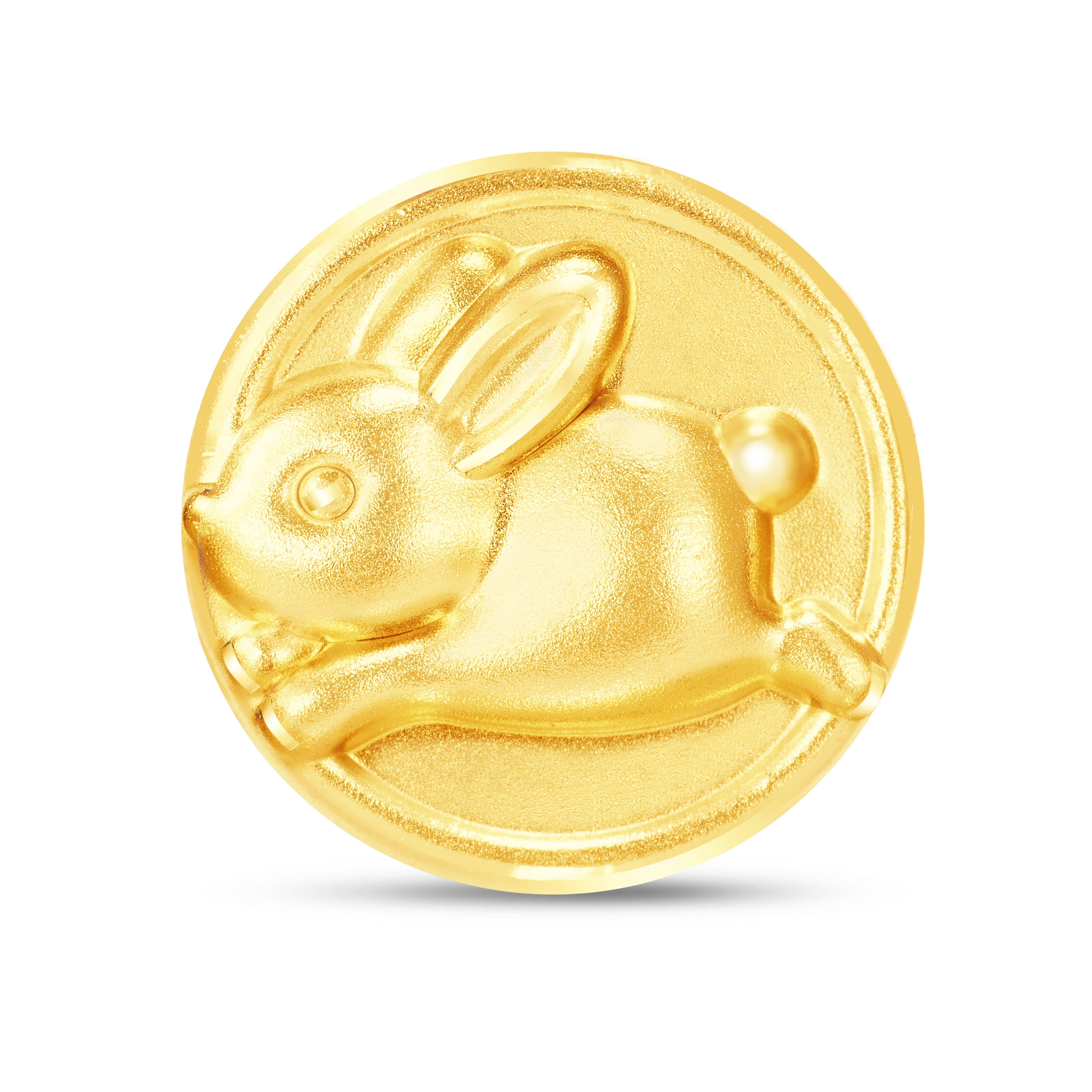 Rabbit - Fine Gold Charm