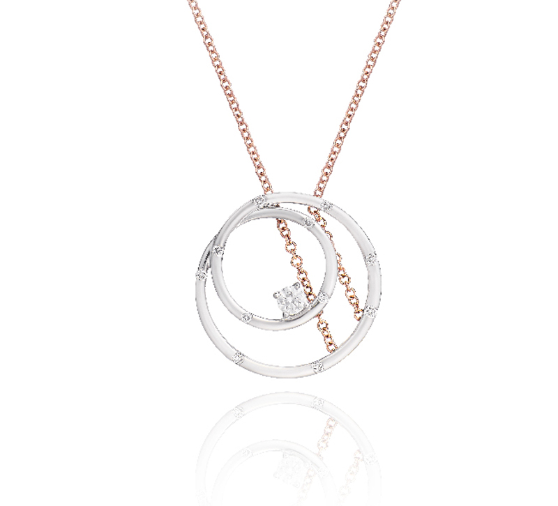 18K White Gold Diamond Necklace