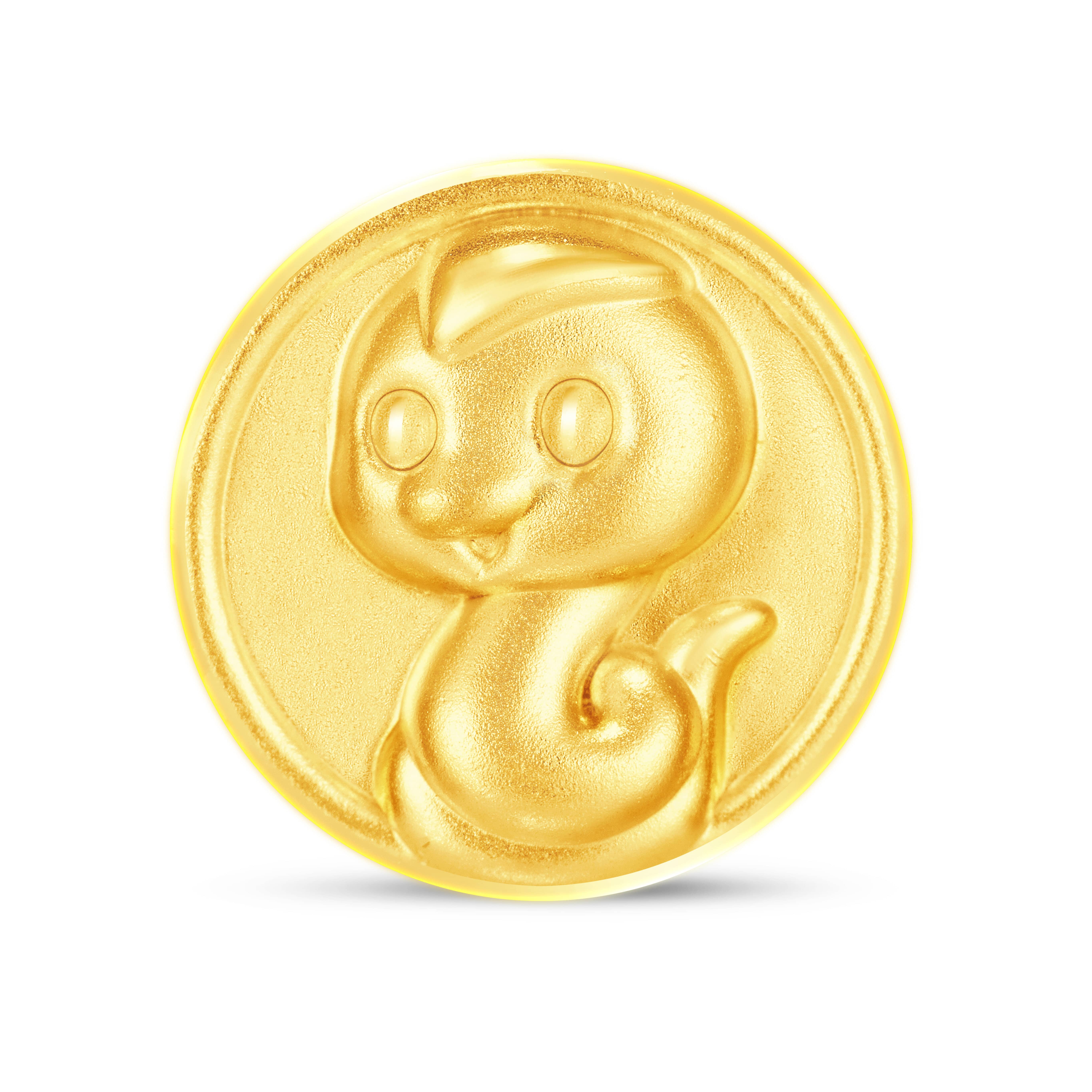 Snake - Fine Gold Charm
