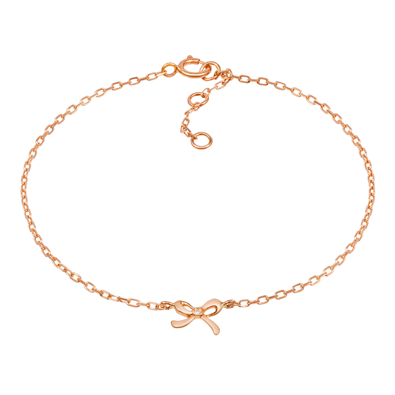 18K Rose Gold/18K White Gold Diamond Bracelet