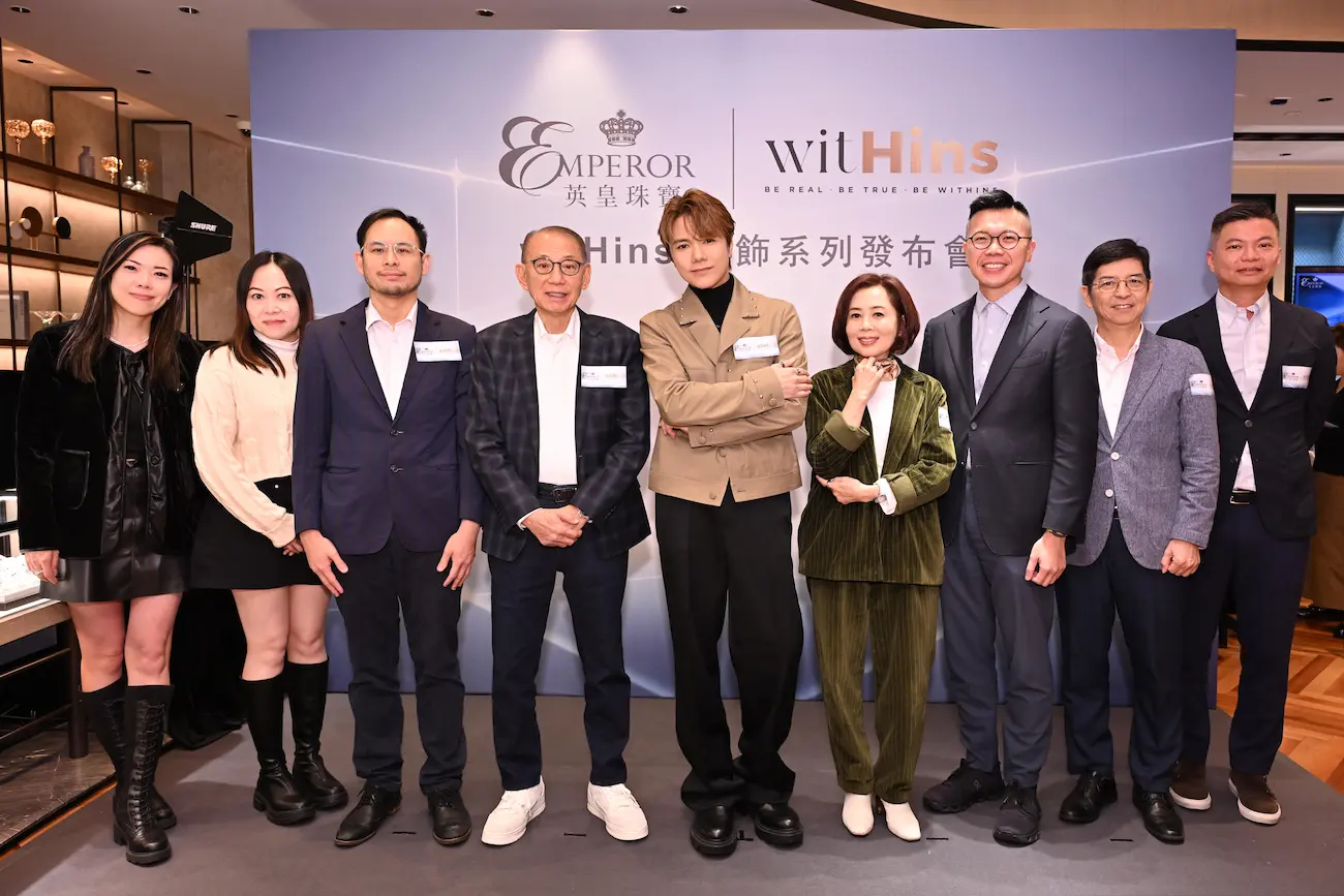 Emperor Jewellery Launches "witHins" Collection with Ambassador Hins Cheung Unveiling His Creative Vision