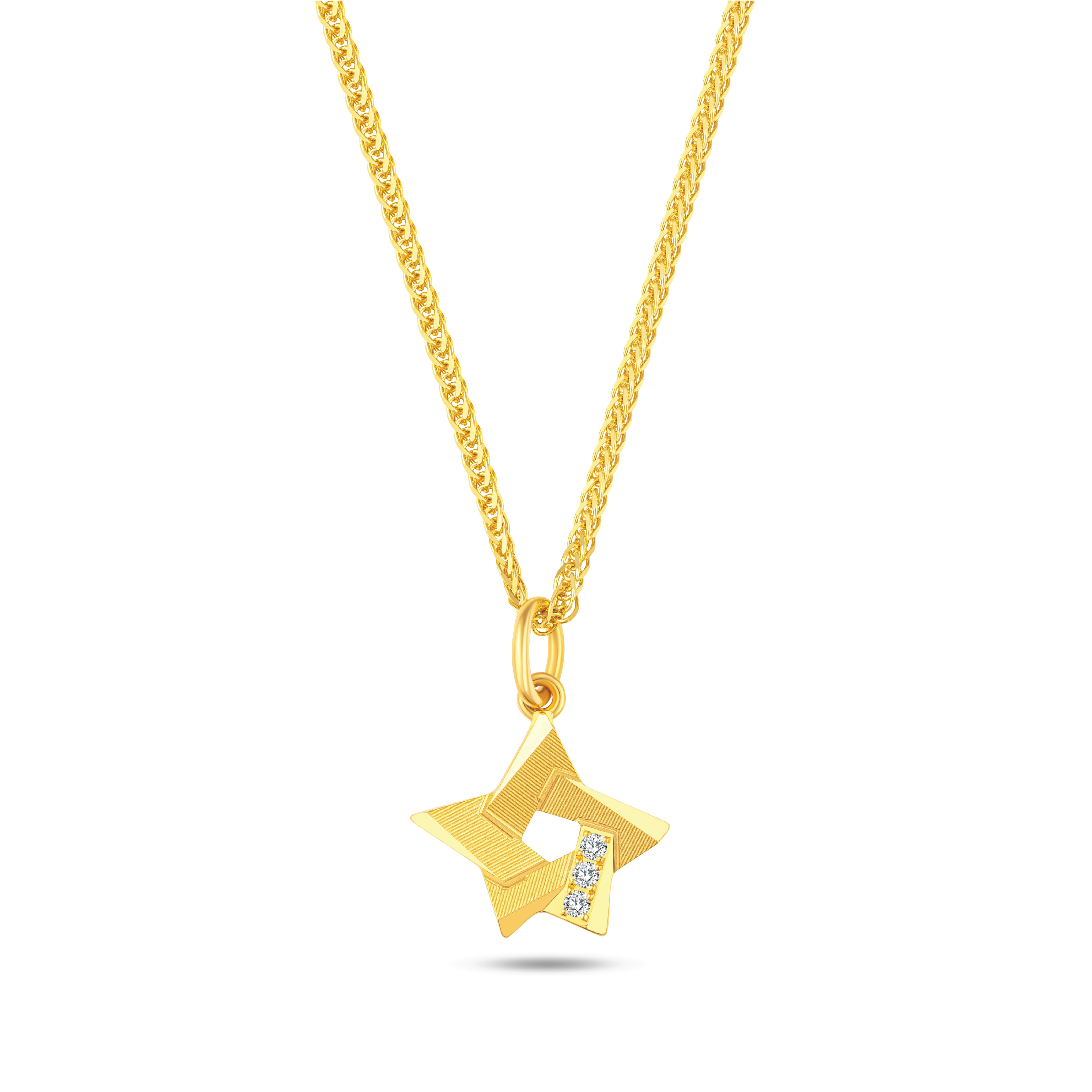 'Le Petit Prince' Fine Gold Pendant
