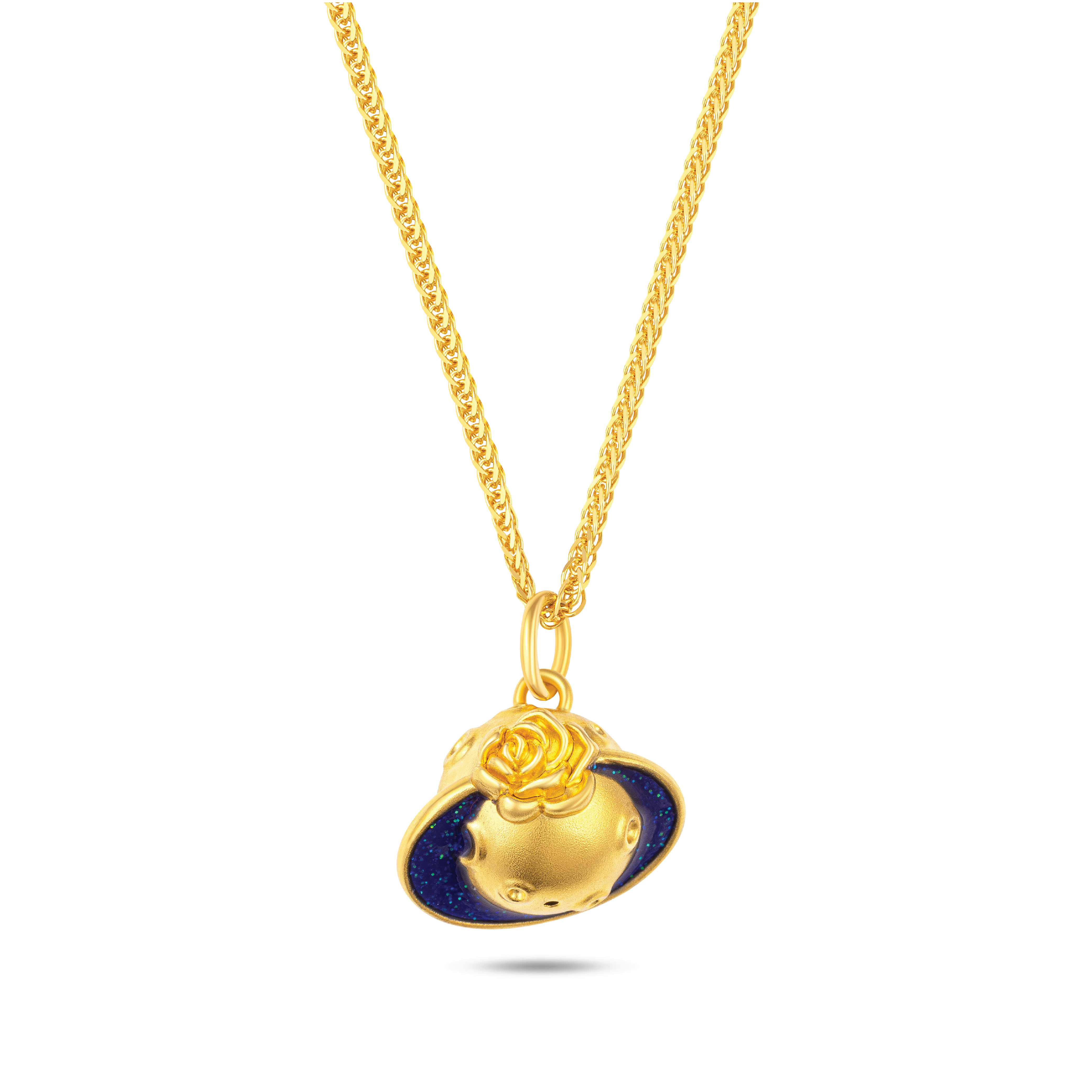 'Le Petit Prince' Fine Gold Pendant