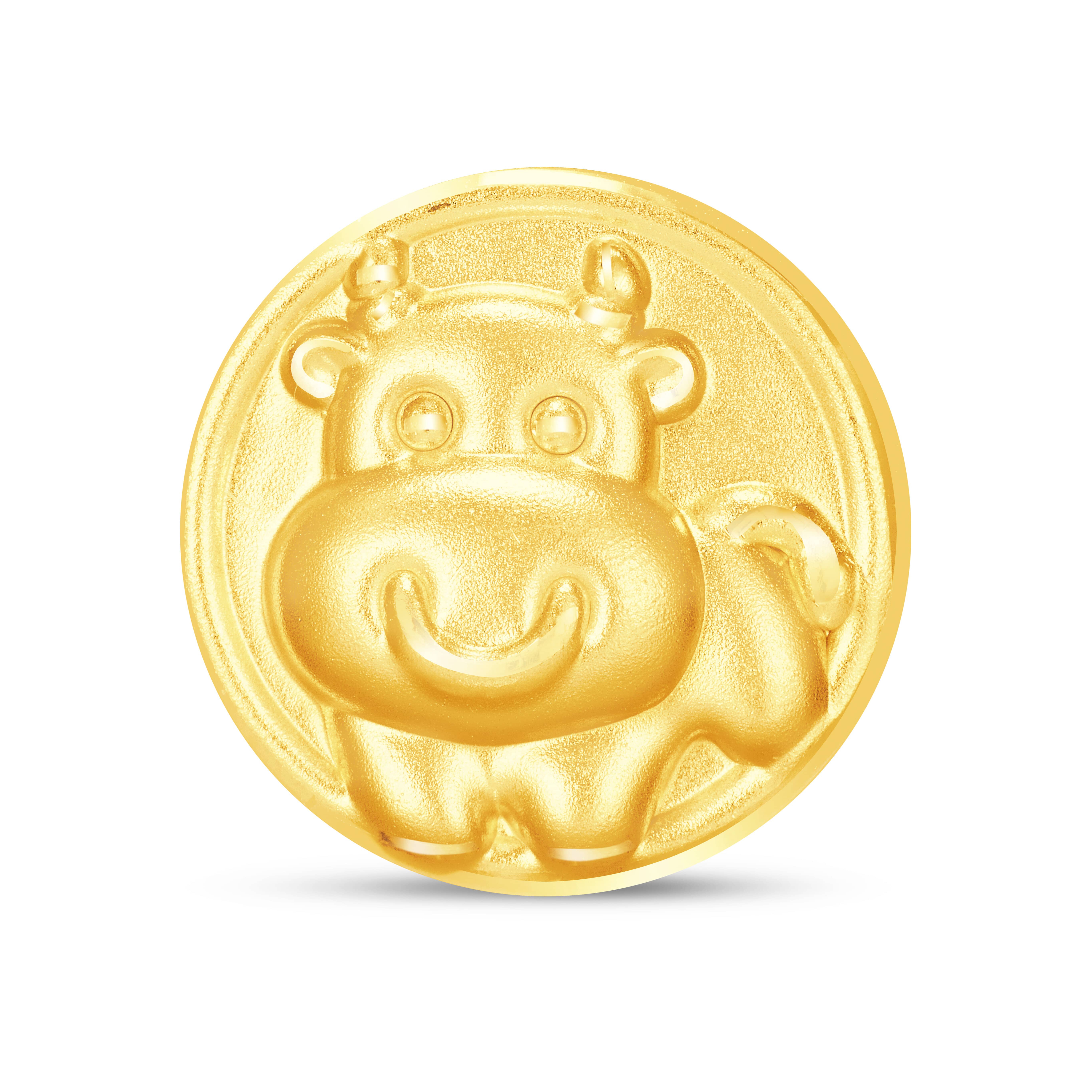 Ox - Fine Gold Charm