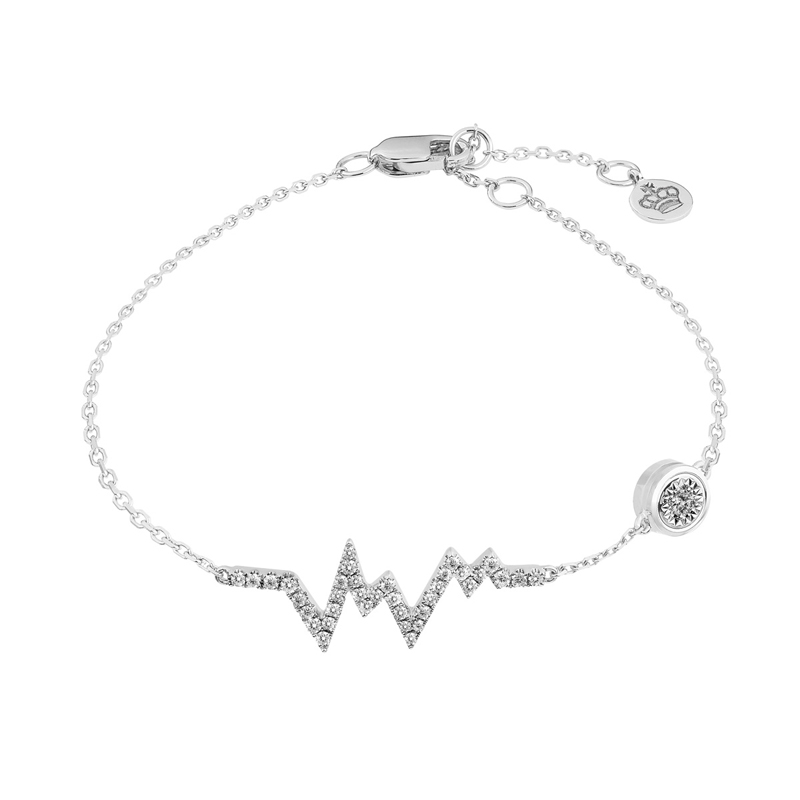 18K White Gold Diamond Bracelet