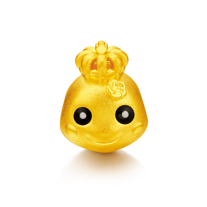 Chinese Zodiac 2021: Snake - Fine Gold Pendant (With Red Bracelet)